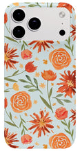Load image into Gallery viewer, Burnt Orange Flower Burst Pattern - Phone Case