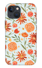 Load image into Gallery viewer, Burnt Orange Flower Burst Pattern - Phone Case