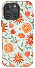 Load image into Gallery viewer, Burnt Orange Flower Burst Pattern - Phone Case