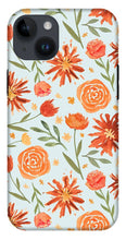 Load image into Gallery viewer, Burnt Orange Flower Burst Pattern - Phone Case