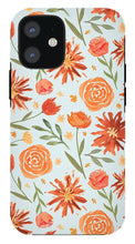 Load image into Gallery viewer, Burnt Orange Flower Burst Pattern - Phone Case