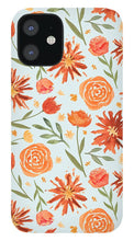 Load image into Gallery viewer, Burnt Orange Flower Burst Pattern - Phone Case