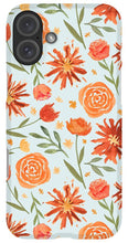 Load image into Gallery viewer, Burnt Orange Flower Burst Pattern - Phone Case