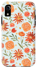 Load image into Gallery viewer, Burnt Orange Flower Burst Pattern - Phone Case