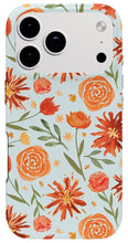 Load image into Gallery viewer, Burnt Orange Flower Burst Pattern - Phone Case
