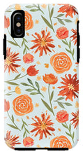 Load image into Gallery viewer, Burnt Orange Flower Burst Pattern - Phone Case