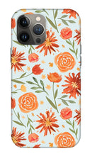 Load image into Gallery viewer, Burnt Orange Flower Burst Pattern - Phone Case