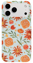 Load image into Gallery viewer, Burnt Orange Flower Burst Pattern - Phone Case