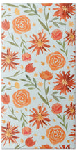 Load image into Gallery viewer, Burnt Orange Flower Burst Pattern - Beach Towel