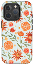 Load image into Gallery viewer, Burnt Orange Flower Burst Pattern - Phone Case
