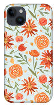 Load image into Gallery viewer, Burnt Orange Flower Burst Pattern - Phone Case