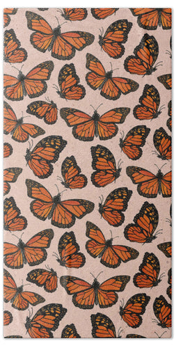 Butterfly Watercolor - Beach Towel