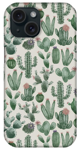 Cactus Pattern - Phone Case