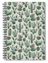 Load image into Gallery viewer, Cactus Pattern - Spiral Notebook