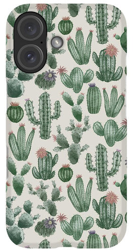 Cactus Pattern - Phone Case