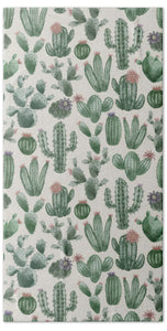 Cactus Pattern - Beach Towel