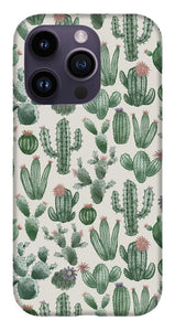 Cactus Pattern - Phone Case