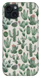 Cactus Pattern - Phone Case