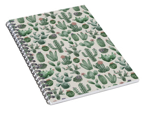 Cactus Pattern - Spiral Notebook