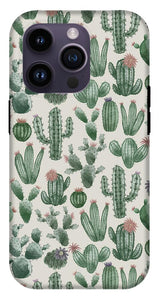 Cactus Pattern - Phone Case