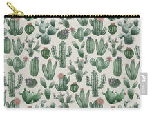 Load image into Gallery viewer, Cactus Pattern - Zip Pouch