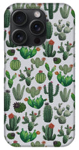 Load image into Gallery viewer, Cactus Watercolor Pattern - Phone Case