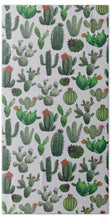 Load image into Gallery viewer, Cactus Watercolor Pattern - Beach Towel