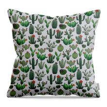 Load image into Gallery viewer, Cactus Watercolor Pattern - Throw Pillow