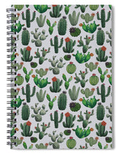 Load image into Gallery viewer, Cactus Watercolor Pattern - Spiral Notebook