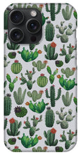 Load image into Gallery viewer, Cactus Watercolor Pattern - Phone Case