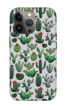 Load image into Gallery viewer, Cactus Watercolor Pattern - Phone Case
