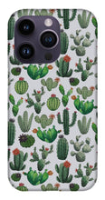 Load image into Gallery viewer, Cactus Watercolor Pattern - Phone Case