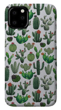 Load image into Gallery viewer, Cactus Watercolor Pattern - Phone Case