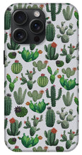 Load image into Gallery viewer, Cactus Watercolor Pattern - Phone Case