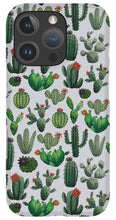 Load image into Gallery viewer, Cactus Watercolor Pattern - Phone Case