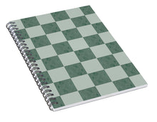Load image into Gallery viewer, Watercolor Checkered Pattern - Spiral Notebook