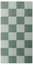 Load image into Gallery viewer, Watercolor Checkered Pattern - Bath Towel