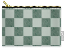 Load image into Gallery viewer, Watercolor Checkered Pattern - Zip Pouch