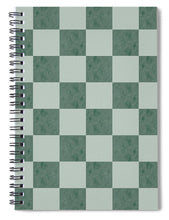 Load image into Gallery viewer, Watercolor Checkered Pattern - Spiral Notebook