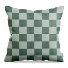 Load image into Gallery viewer, Watercolor Checkered Pattern - Throw Pillow