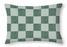 Load image into Gallery viewer, Watercolor Checkered Pattern - Throw Pillow