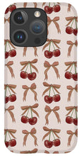 Load image into Gallery viewer, Bows and Cherries Pattern - Phone Case
