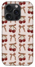 Load image into Gallery viewer, Bows and Cherries Pattern - Phone Case