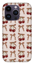 Load image into Gallery viewer, Bows and Cherries Pattern - Phone Case