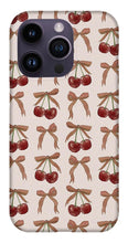 Load image into Gallery viewer, Bows and Cherries Pattern - Phone Case