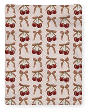 Load image into Gallery viewer, Bows and Cherries Pattern - Blanket