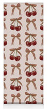 Load image into Gallery viewer, Bows and Cherries Pattern - Yoga Mat