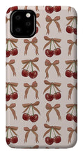 Load image into Gallery viewer, Bows and Cherries Pattern - Phone Case