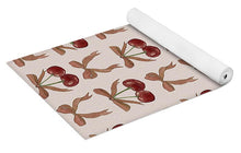Load image into Gallery viewer, Bows and Cherries Pattern - Yoga Mat