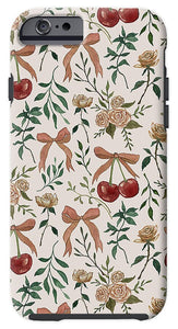 Cherry and Roses Pattern - Phone Case